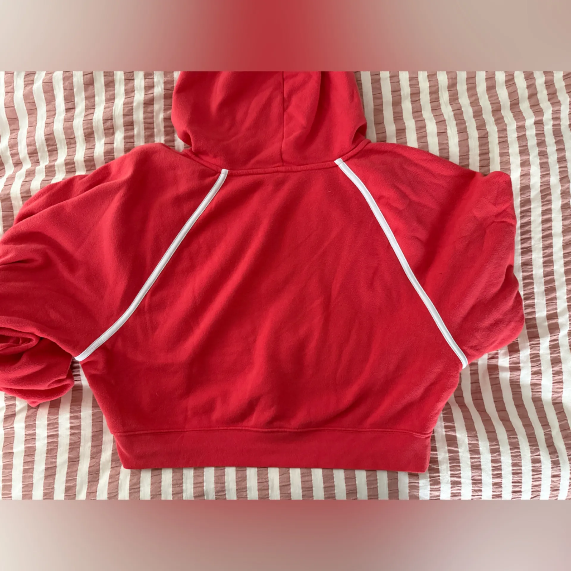 DSG red/pink cropped zip up Red Size L - Image 4