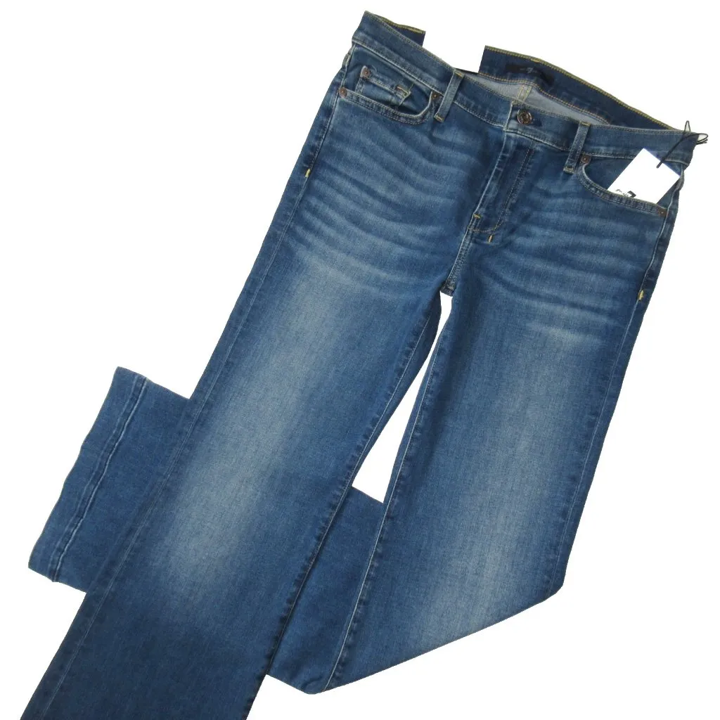 NWT 7 For All Mankind Dojo in Malmo Original Trouser Flare Stretch Jeans 30 - Image 3