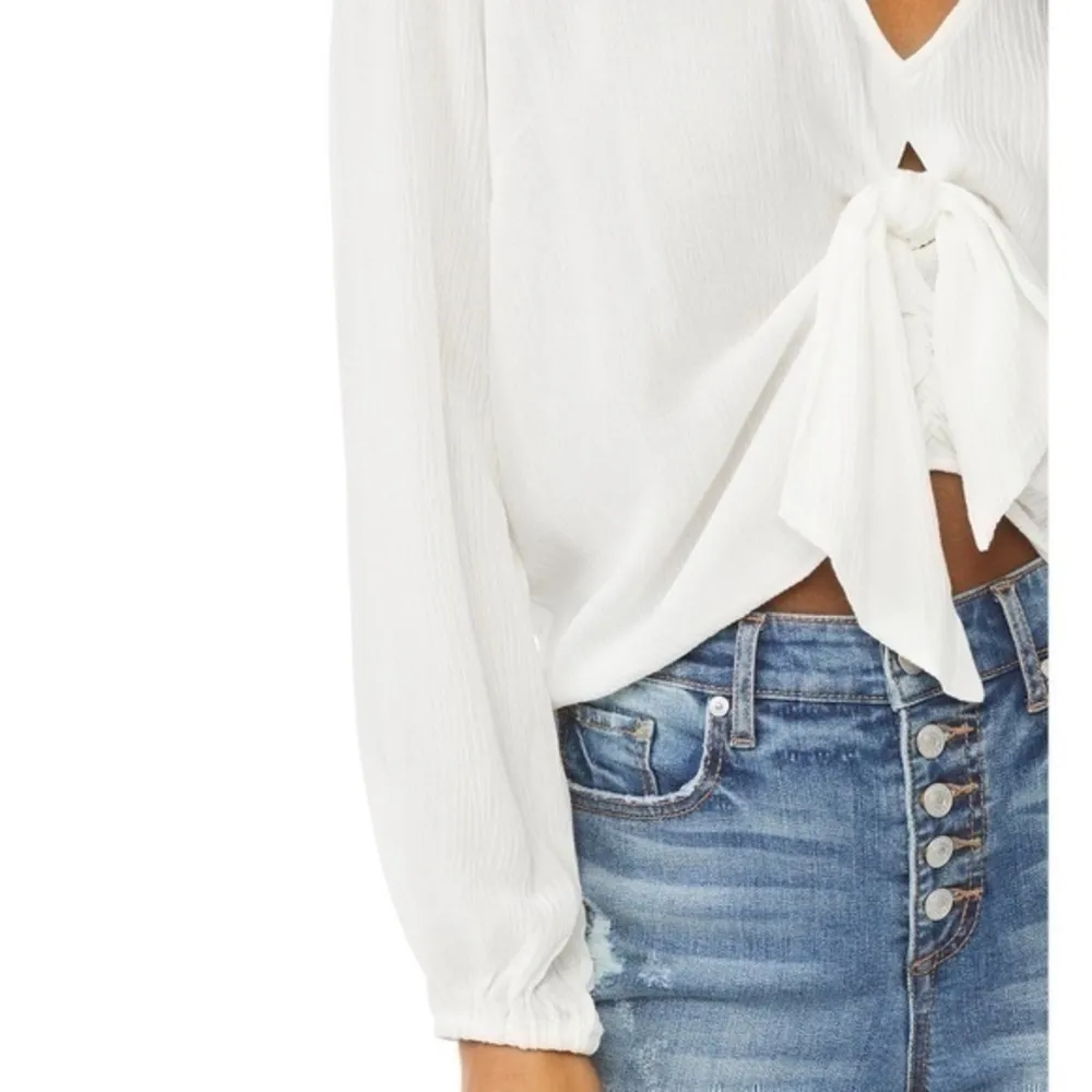 Flowey Boho Top White Size L - Image 5