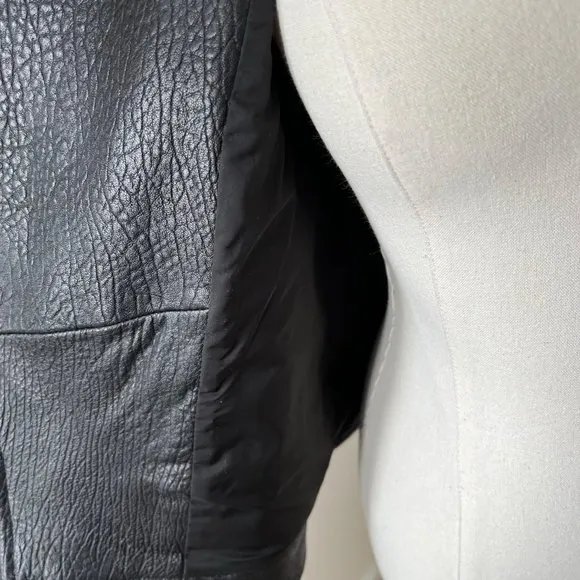 Mackage  Jacket Women S‎ Black Lambskin Biker Soft EUC - Image 7