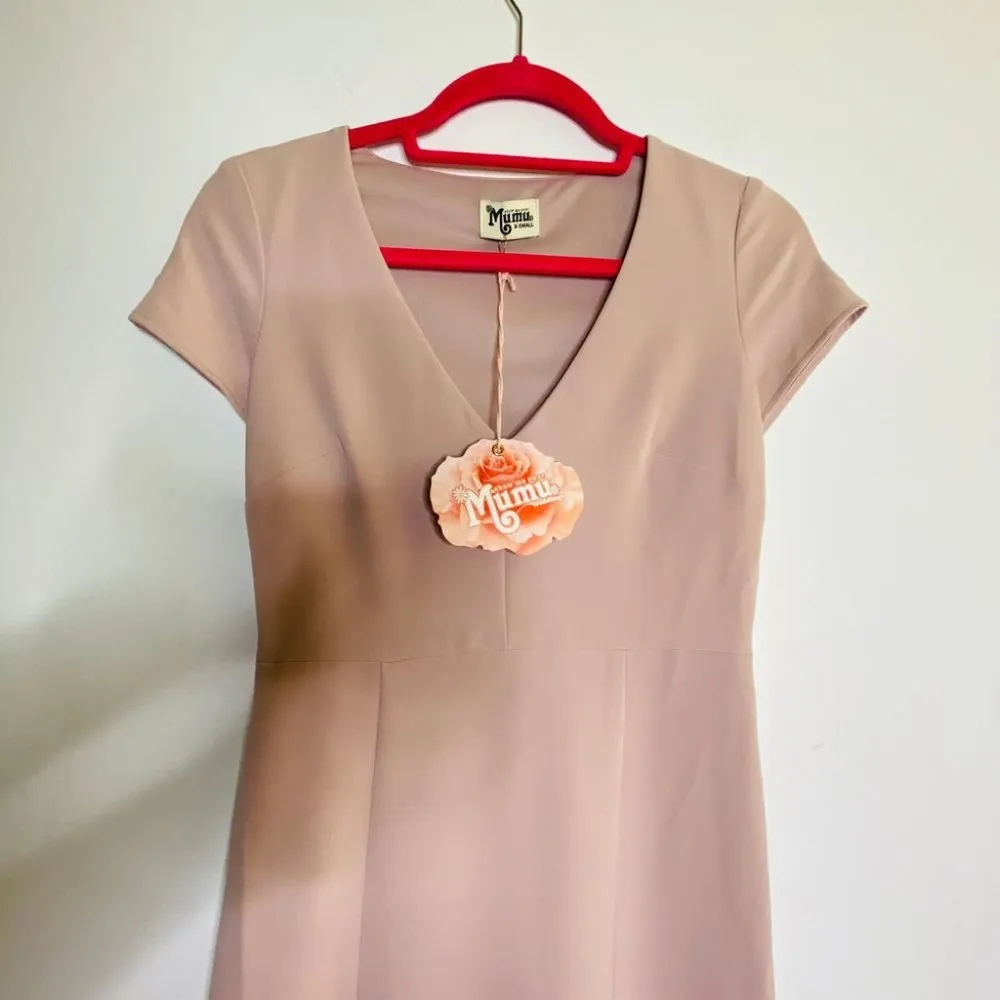 Show Me Your Mumu Geneva V-Neck A-Line Gown Rose - Image 11