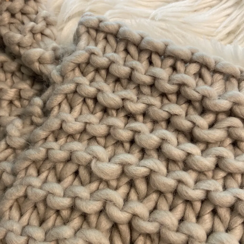 Express Hand Knit Scarf length 86” wide 9” brand new so beautiful - Image 6