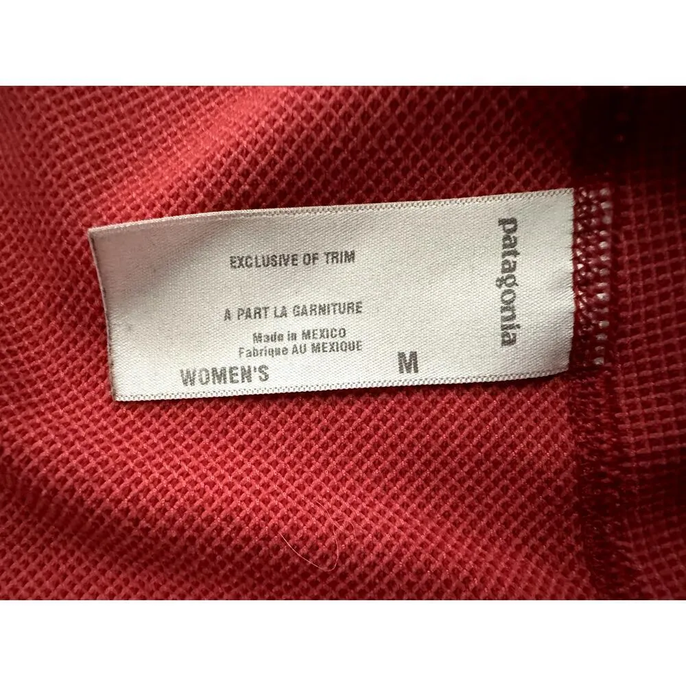 Patagonia Capilene Long Sleeve Performance Baselayer Red Shirt size medium - Image 5