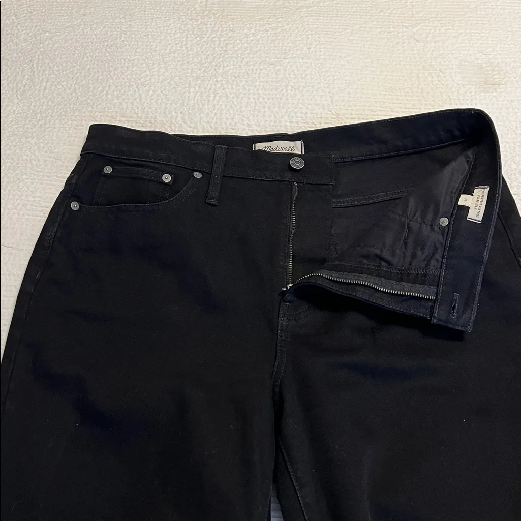 MADEWELL Perfect Vintage Flare Jean high rise black size 31 - Image 14