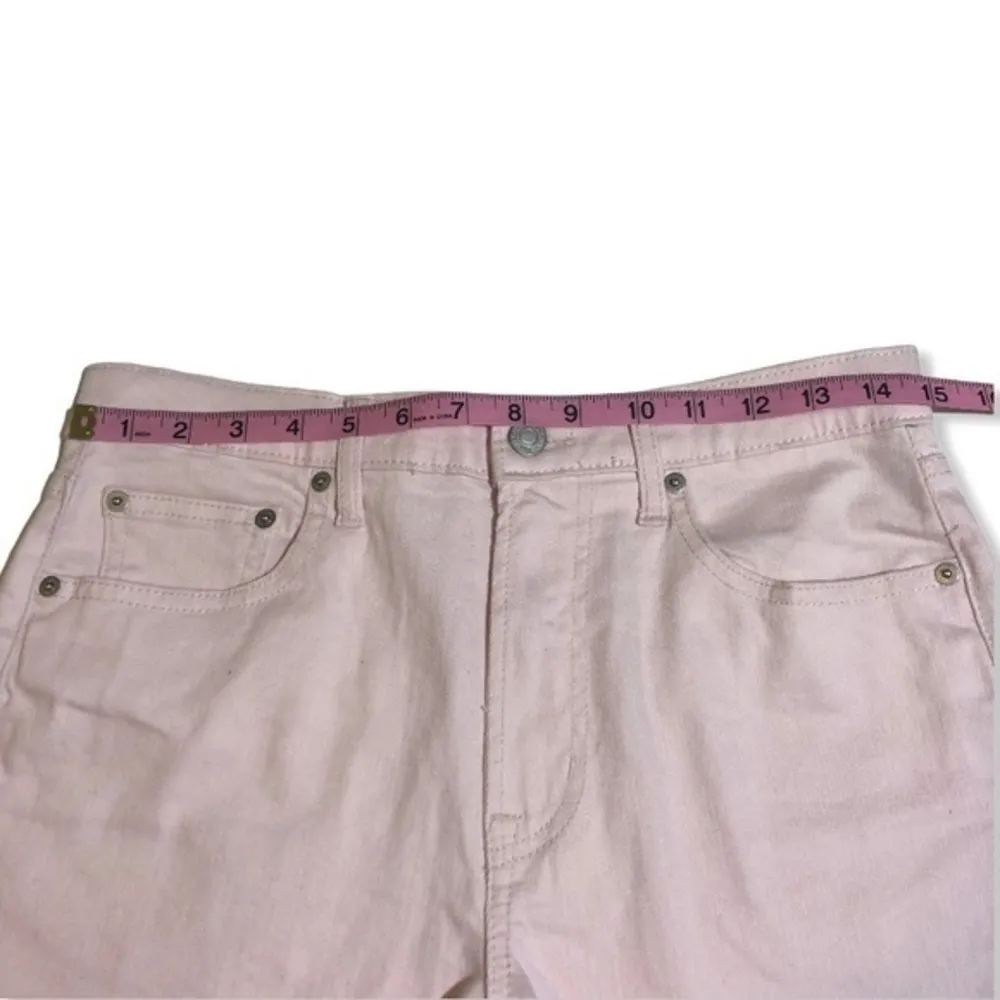 NWOT Light Baby Pink Denim Jean Shorts Cutoff New - Image 5