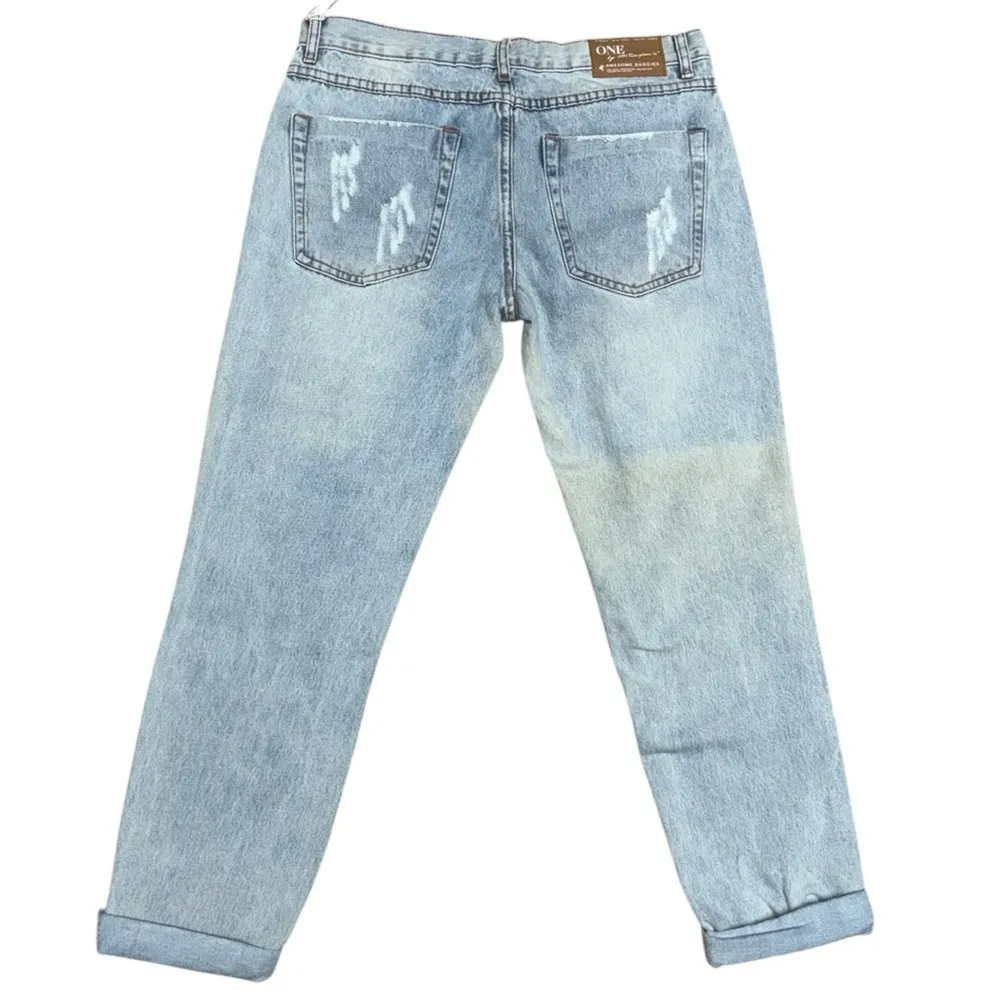 One Teaspoon Awesome Baggies Jeans Diamonde Wash, Size 28, NWT - Image 5