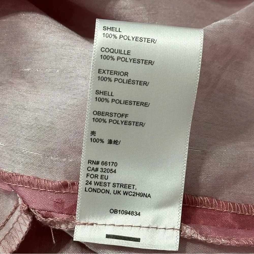 Laura Ashley x Urban Outfitters UO Women’s Size S Pink Anna Tie-Neck Mini Dress - Image 12