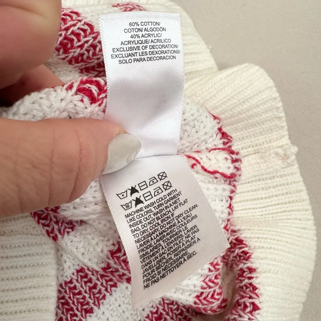 Lucky Brand Women's American Flag Knit Sweater Tank Top Size S - Image 9