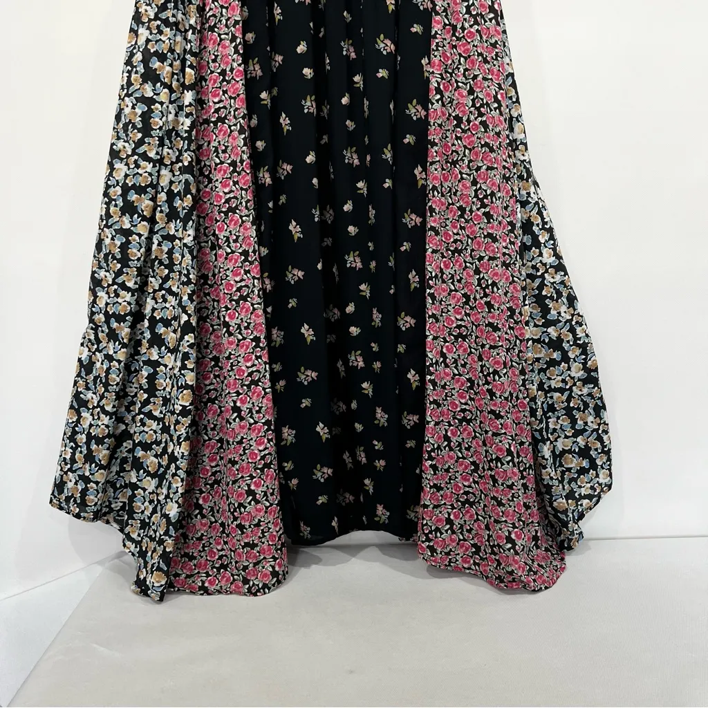 Free People Kaia Set Floral Accents Both Size XS Top And Skirt Flowy Smocked Top - Image 10