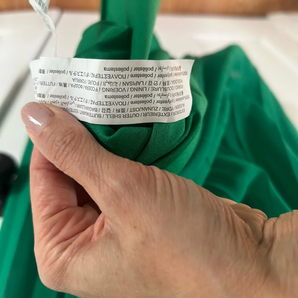 Zara pleated green dress - Image 5