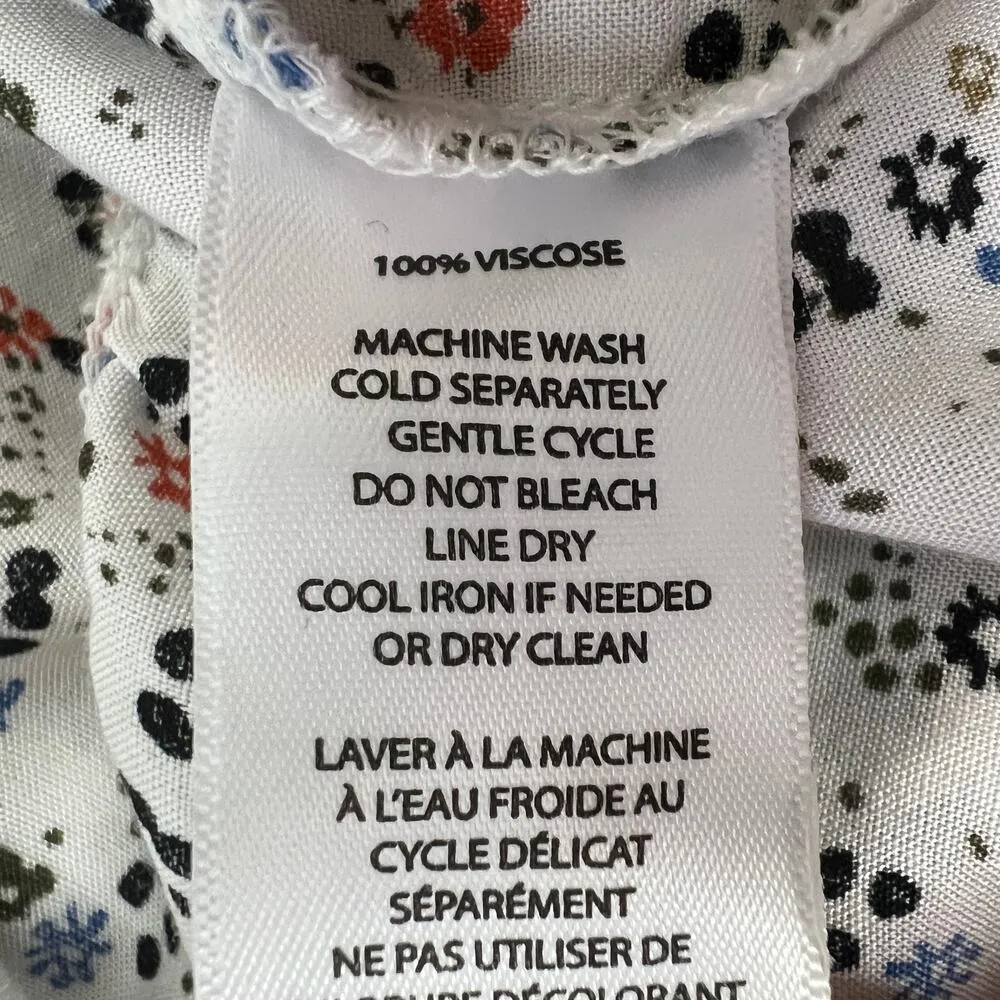 Beach Lunch Lounge Womens Floral Bohemian Romantic Cottage Peplum Top Size Lage - Image 9