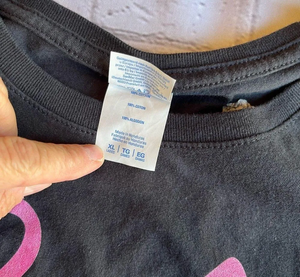 Barbie Short Sleeve Shirt XL Womens Black - Image 8