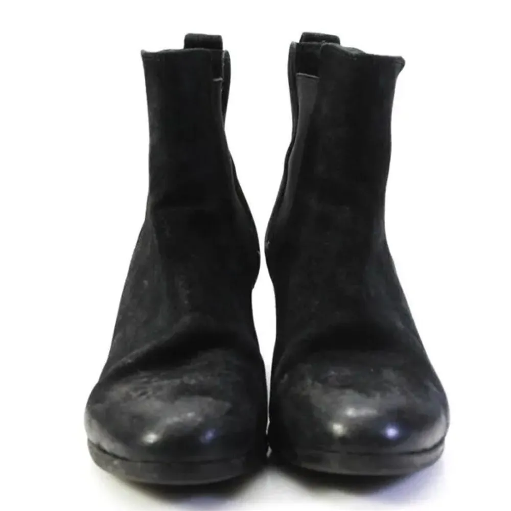 RAG &‎ BONE Devon Waxed Chelsea Ankle Pull On Boots Suede Size 8.5 - Image 2