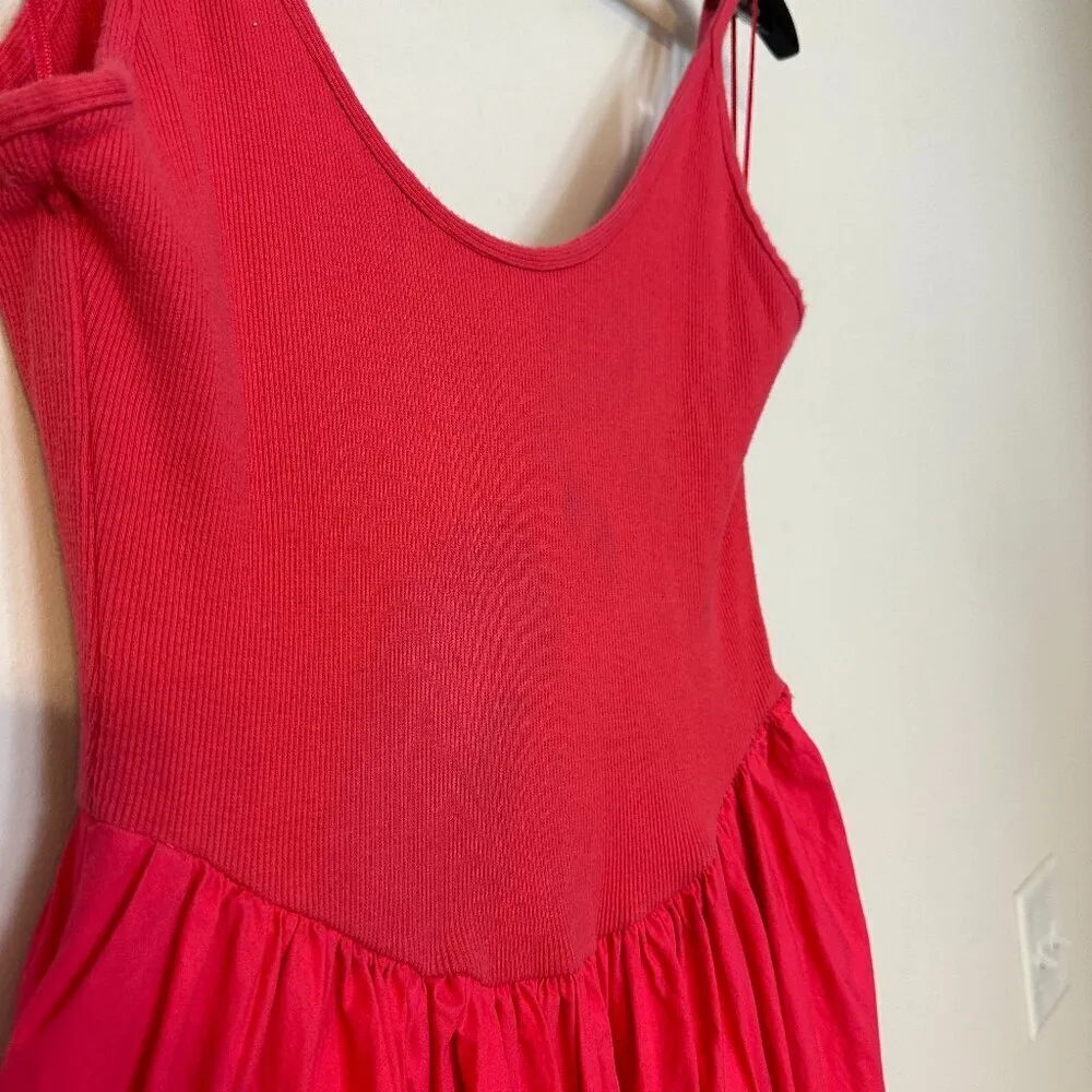 FREE PEOPLE Dylan Midi Dress in Pink Size X-Small - Image 6