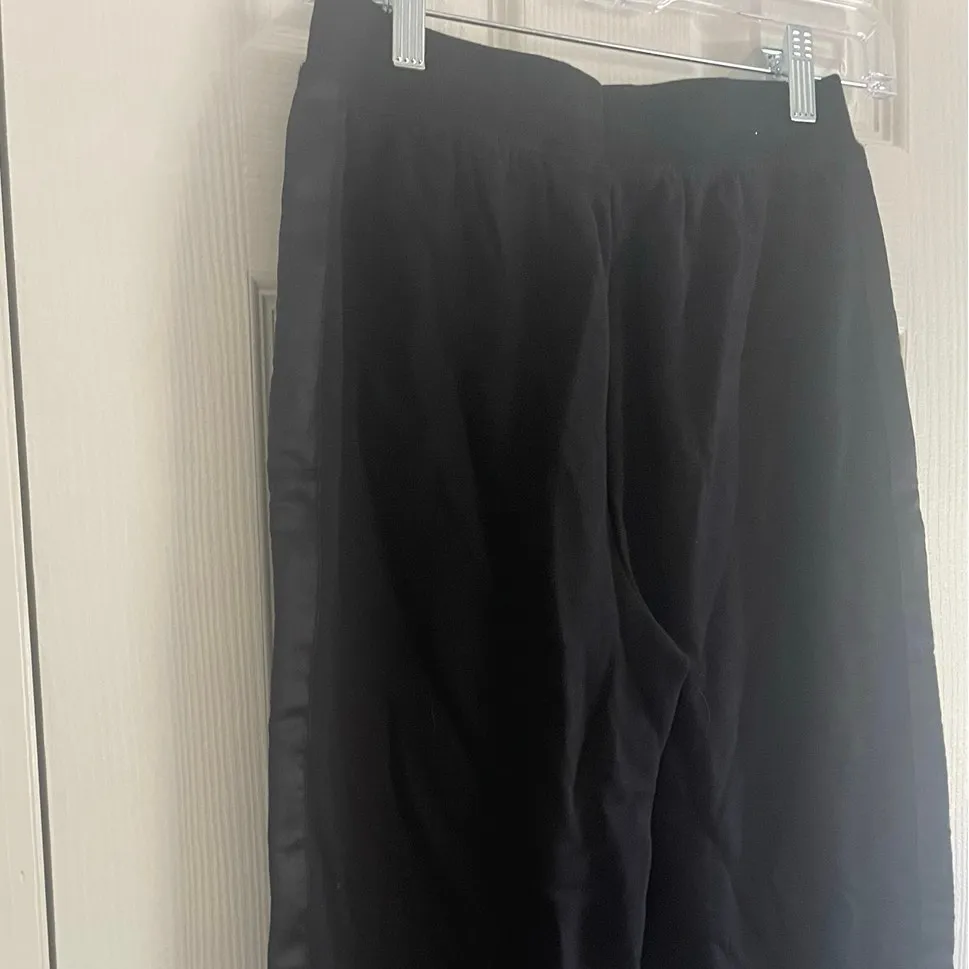 Polo Ralph Lauren Black Sweats w/ Ribbon Tuxedo type Trim on pant side seam, A64 - Image 6