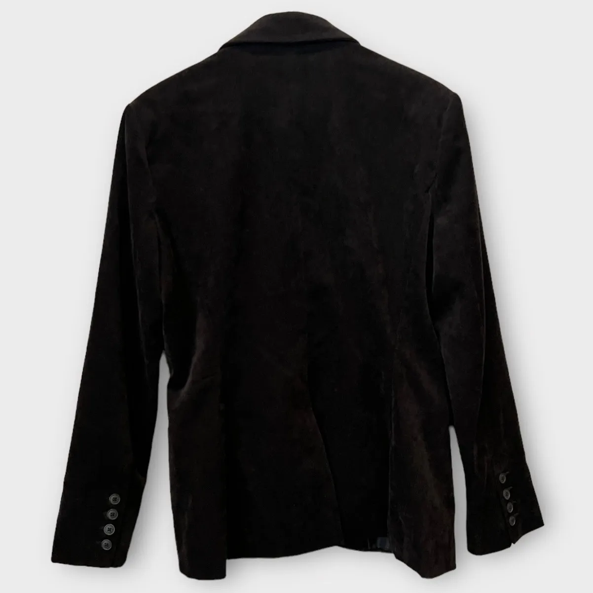 Norma Kamali Single Breasted Corduroy Jacket Size 14 - Image 4