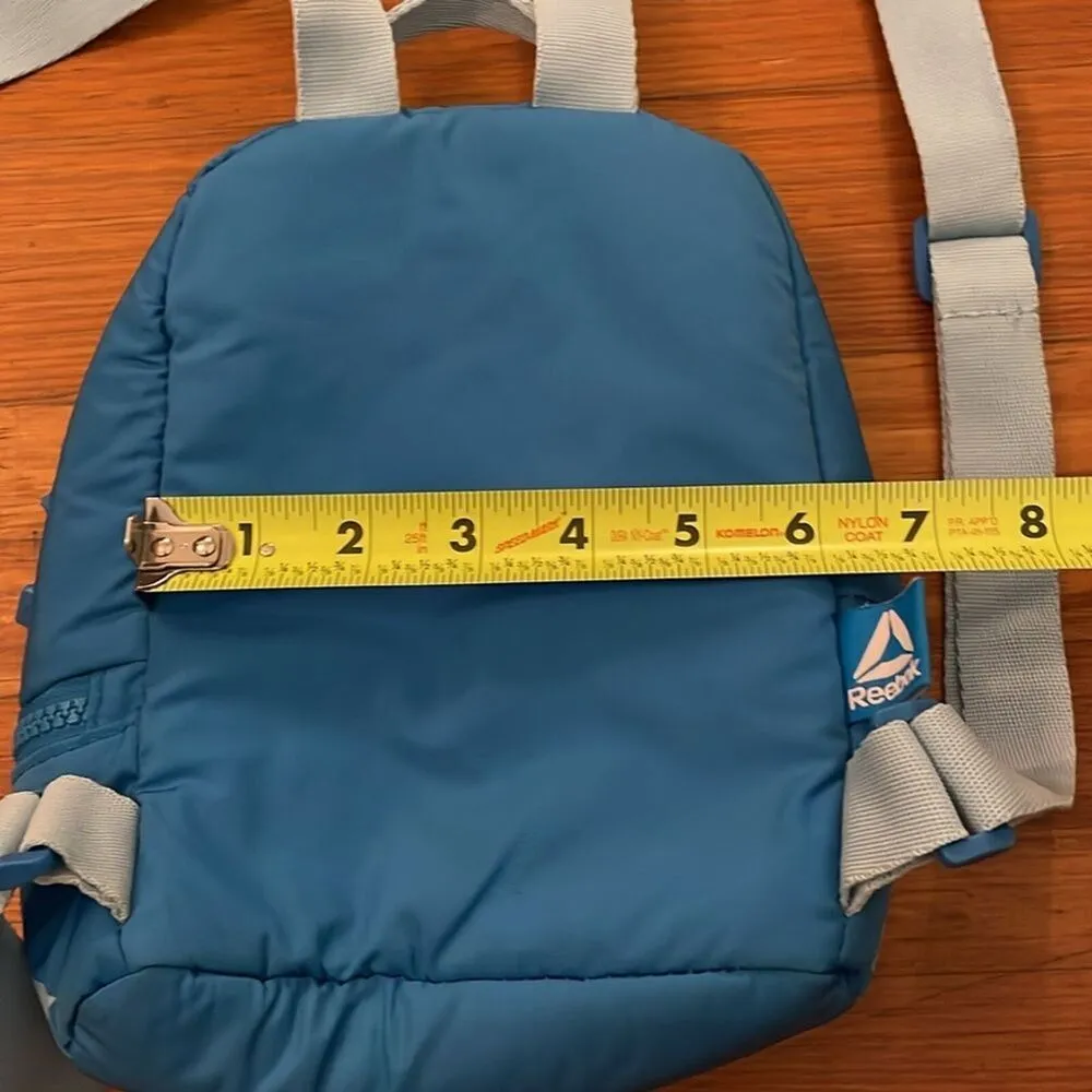 Reebok Blue Cottie Mini Backpack Bag Travel School Lightweight - Image 8