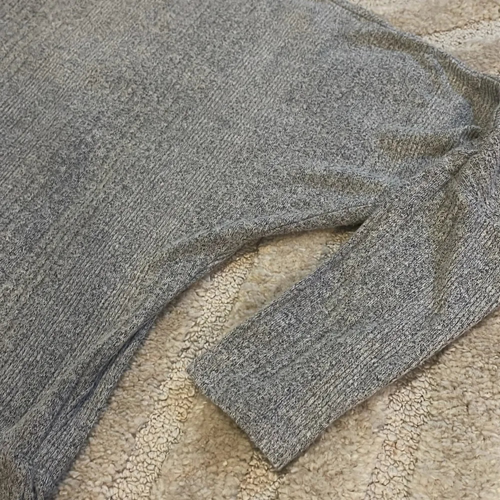 WHBM White House black market ribbed gray sweater dress xl - Image 3