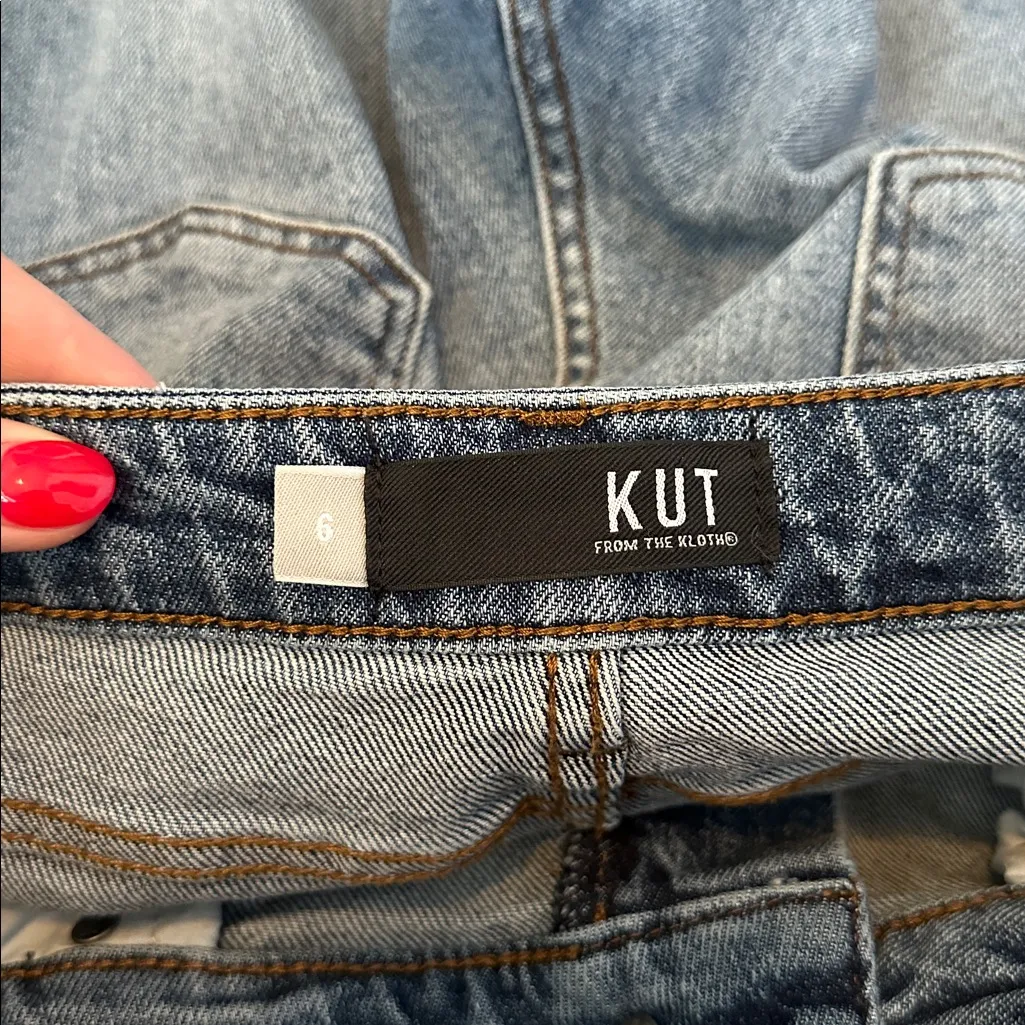 Kut From The Kloth Reese Jeans Blue Size 6 - Image 3
