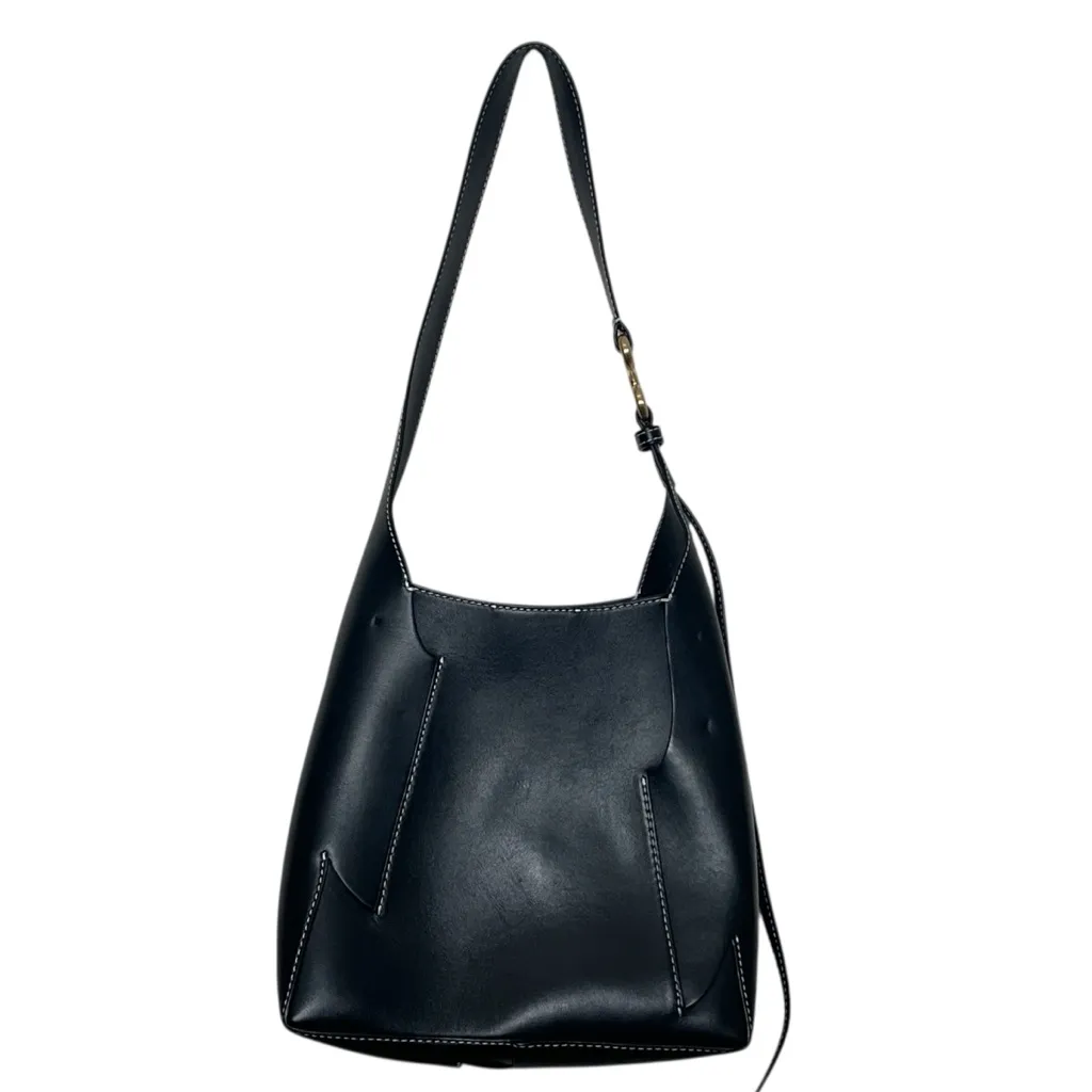 Cult Gaia Simona Bag Women’s Black Leather Shoulder Purse Modern - Image 3