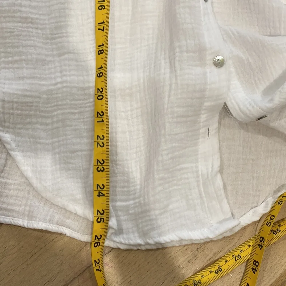 NEW Joie 100% cotton button up short sleeve - Image 7