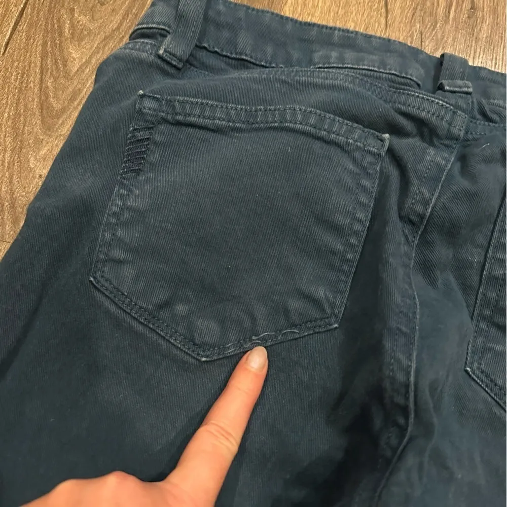 Paige Peg Skinny Leg Jeans Womens 27X32 Blue Medium Wash Stretch 5 Pocket Denim - Image 10