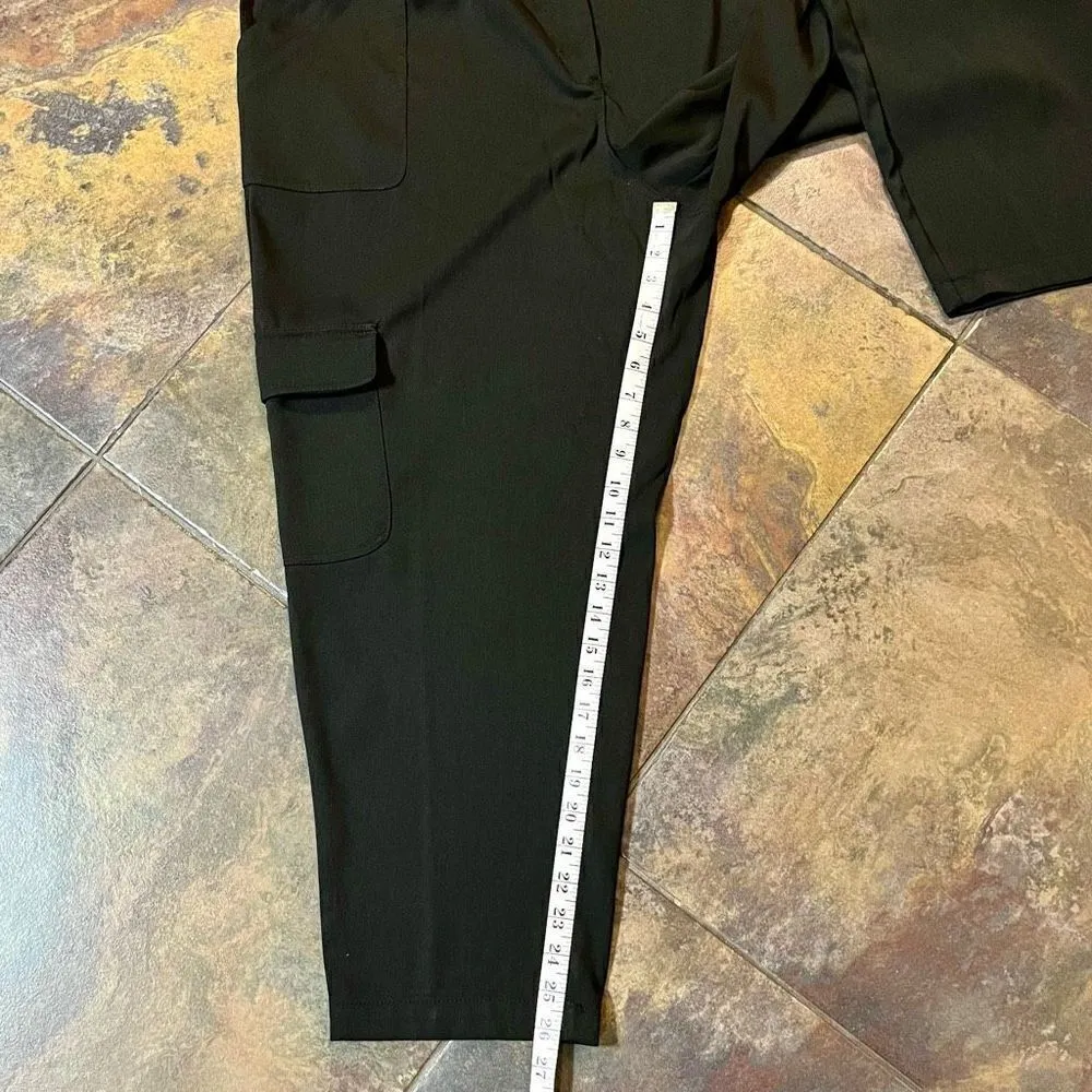 Max Studio Black Dress Twill Cargo Pants 2X - Image 6