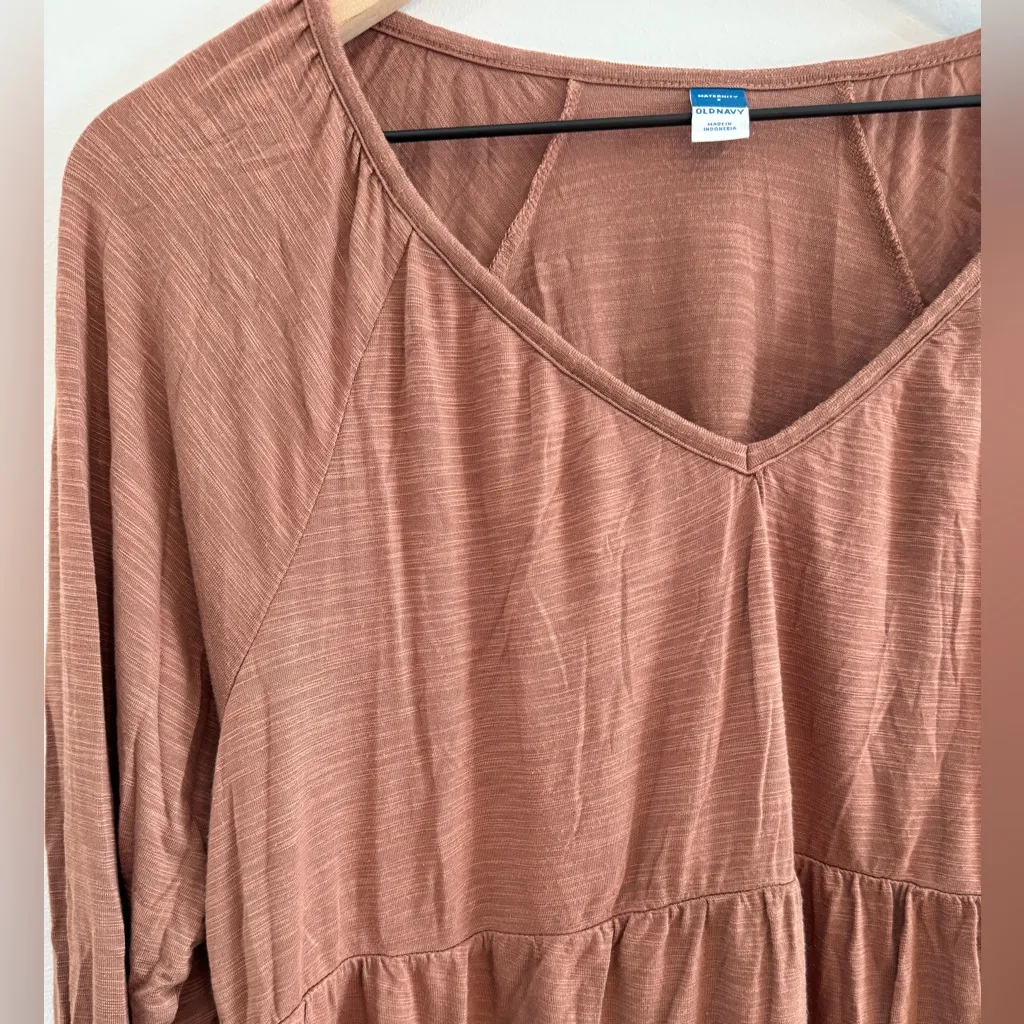Old Navy Maternity Jersey Knit‎ Top Size S - Image 4