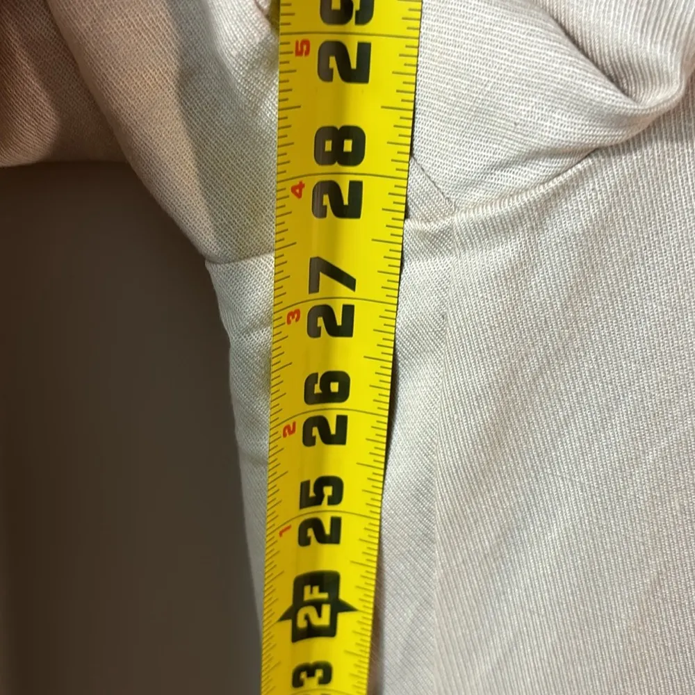 NWT Ann Taylor high rise, wide leg full length pant size 8 Petite. linen - Image 7