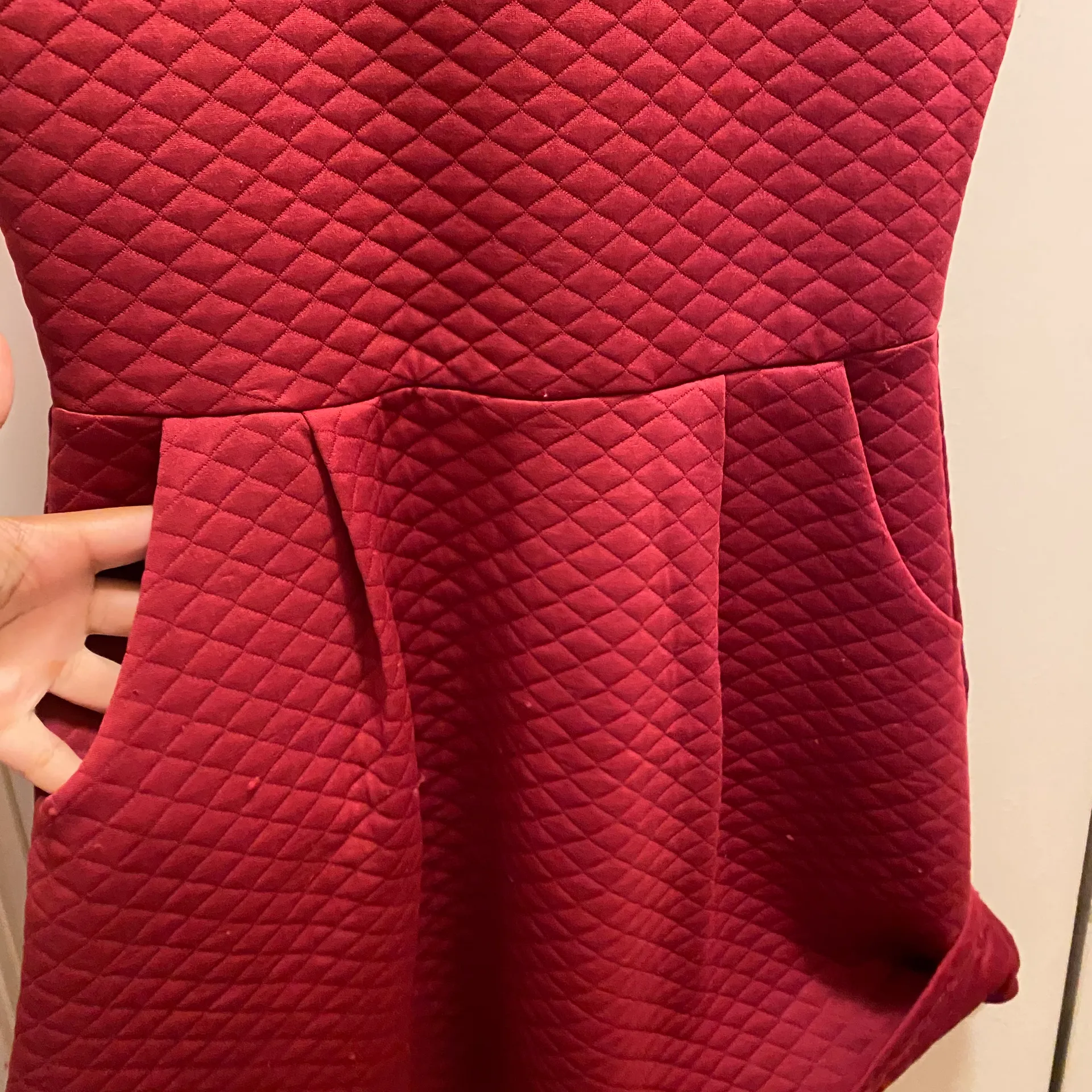 Dee Elle Little Maroon Dress - Image 5