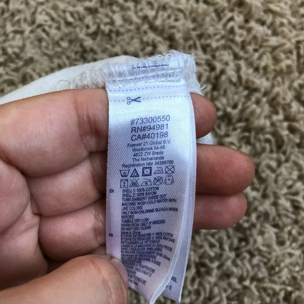 F21 crochet lace knit tank Sz S - Image 15