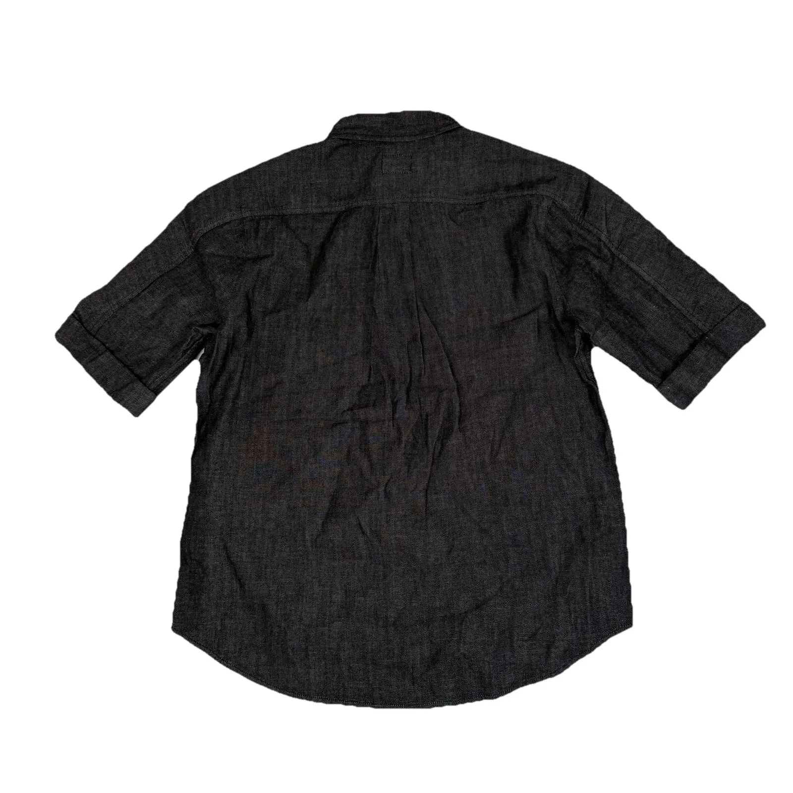 AG Adriano Goldschmied Button Up Shirt Womens Small Black Denim Casual New - Image 3