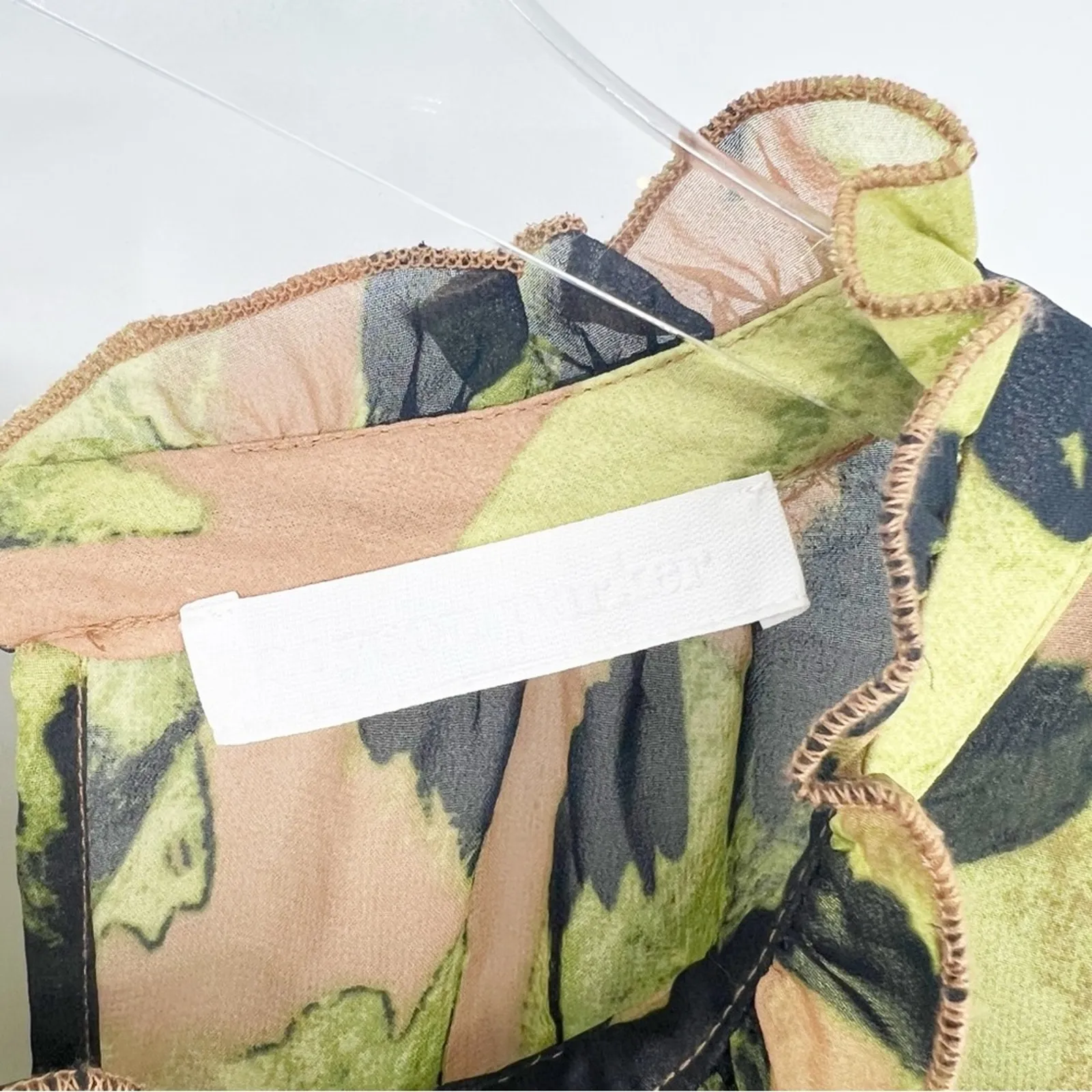 Adyson‎ Parker Tiered Ruffle Printed Blouse 1X - Image 6