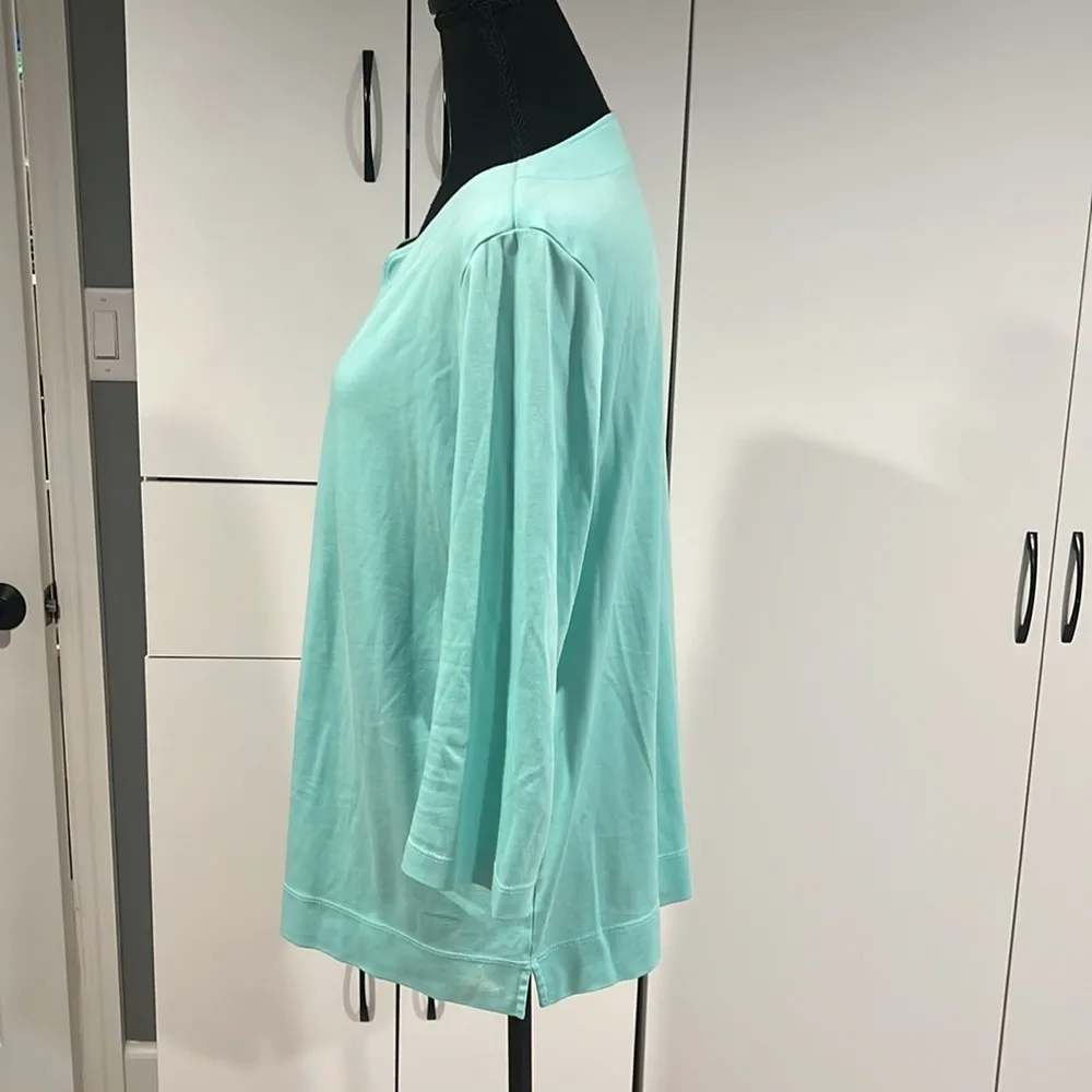 L.L.‎ Bean cotton long sleeve top  . Size XL - Image 3