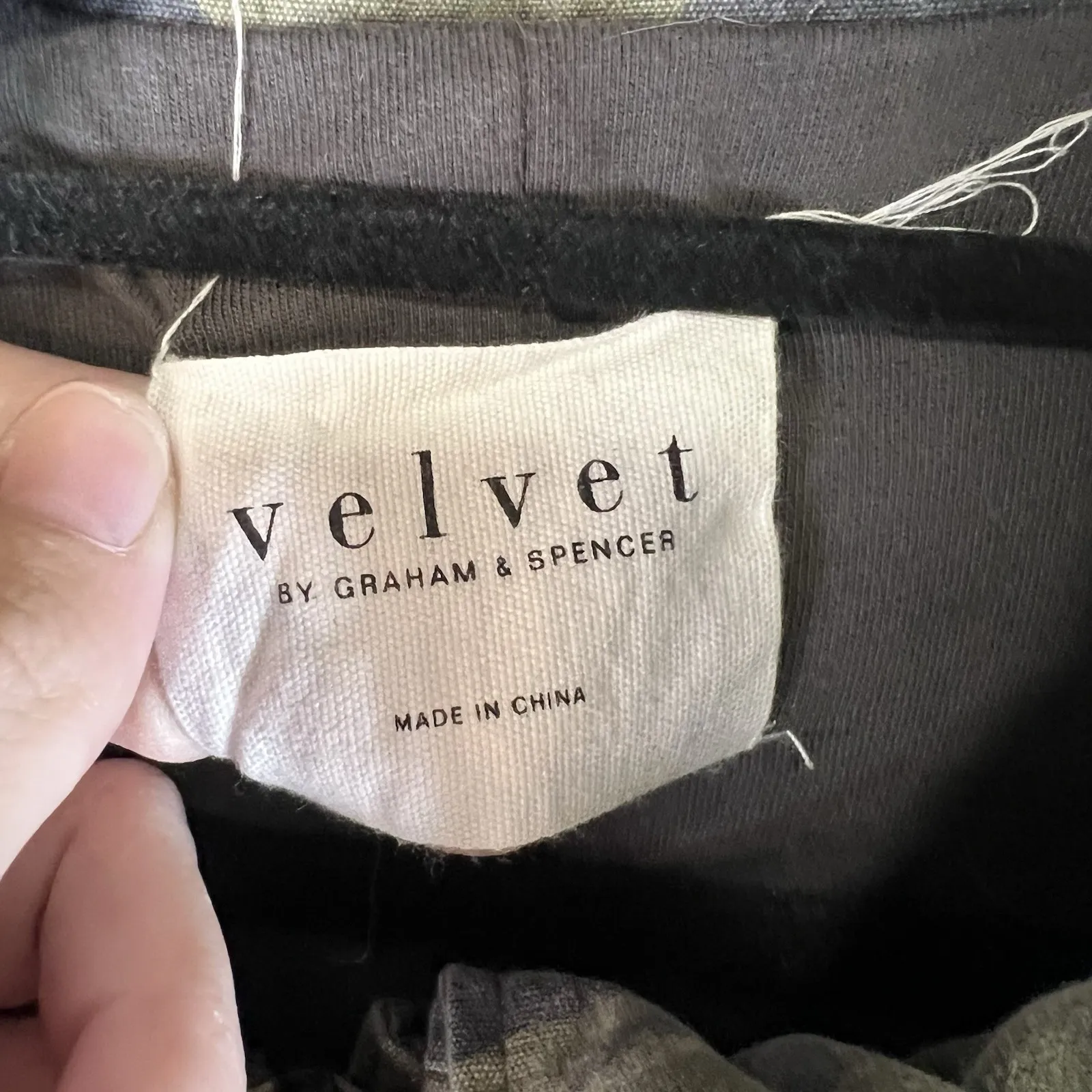 Velvet by Graham & Spencer Womens Jacket Small Utility Military Hooded Oversized Green - Image 4