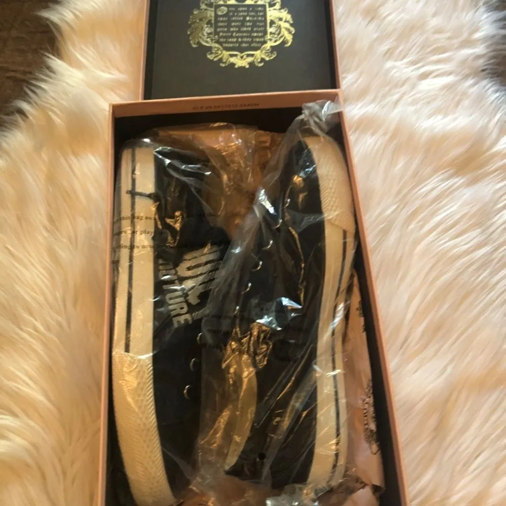 Juicy Couture Black Silver Briella Sneaker - Image 6