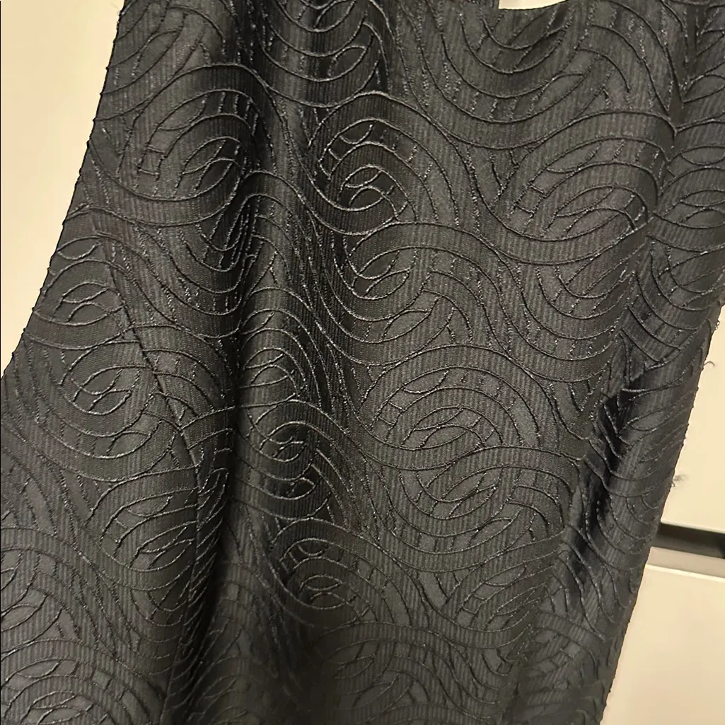 Alice + Olivia Black Embroidered Dress - Image 3