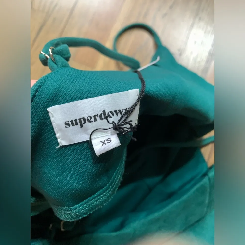 NWT Superdown Carrie mini dress green xs - Image 5