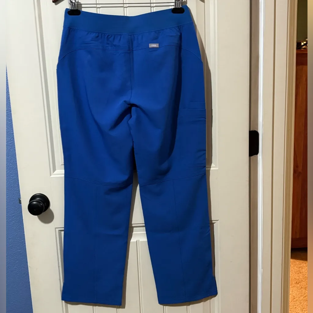 Figs Royal Blue Kade Cargo Scrub Pants NWT - Image 10