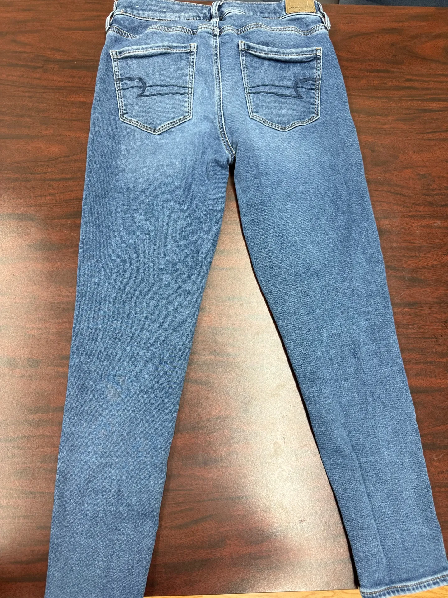 American Eagle Next Level Stretch Hi-Rise Jegging Crop Jeans Size 8 - Image 3
