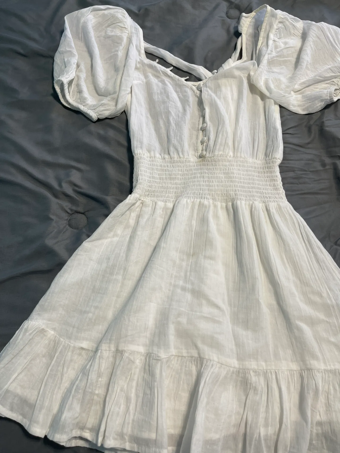 ASOS White Peasant Dress - Image 2