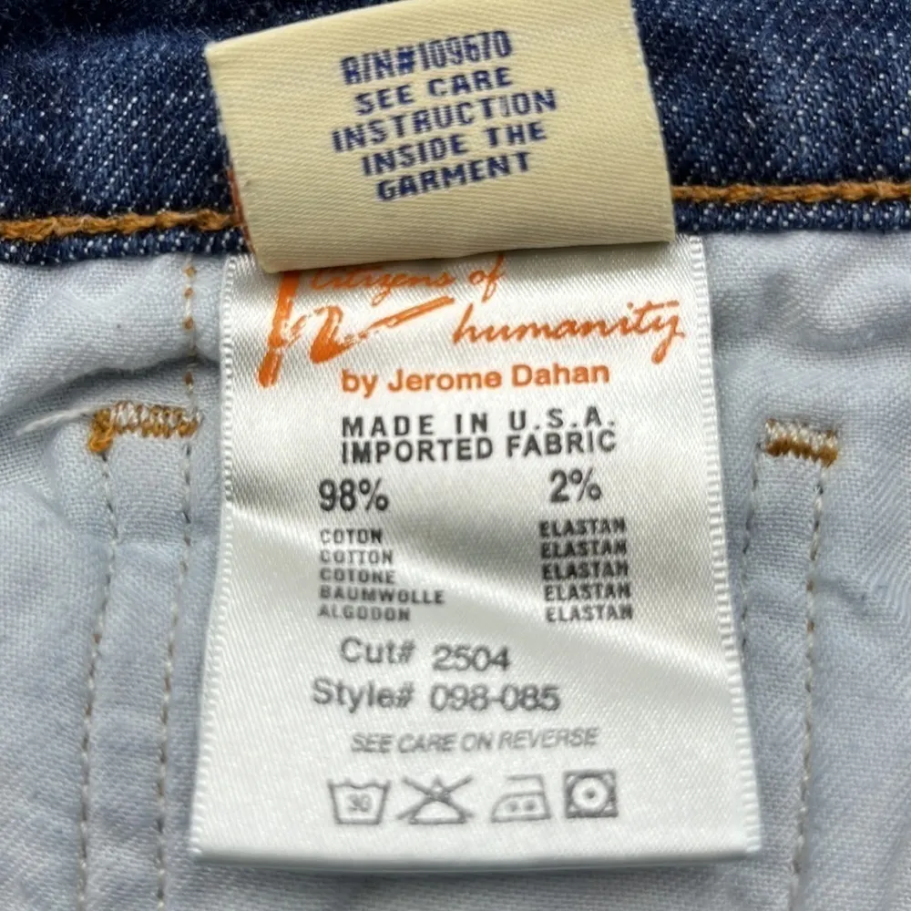 Citizens Of Humanity Willow Creek #098 Low Waist Crop Size 29 - Image 11