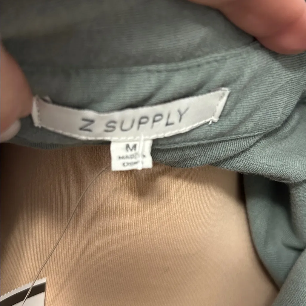 Z Supply  Niccola Button Up Top Green - Image 8