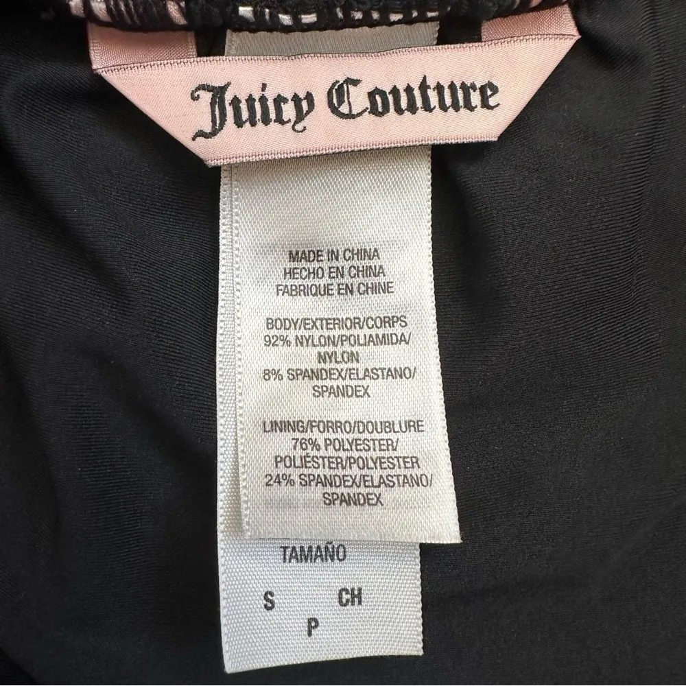 Juicy Couture Y2K Black Smocked Swim Cover Up Mini Dress, Size SP - Image 9