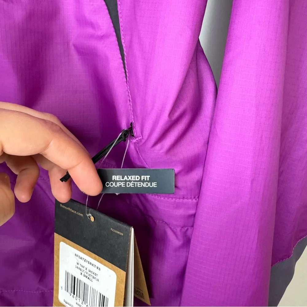 Women’s TNF X Jacket In Lunar Slate/Purple Cactus Size XS NWT - Image 9