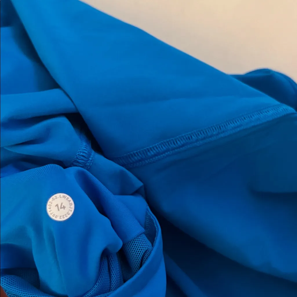Lululemon Court Rival High Rise Skirt Long in Poolside Blue Size 14 - Image 7