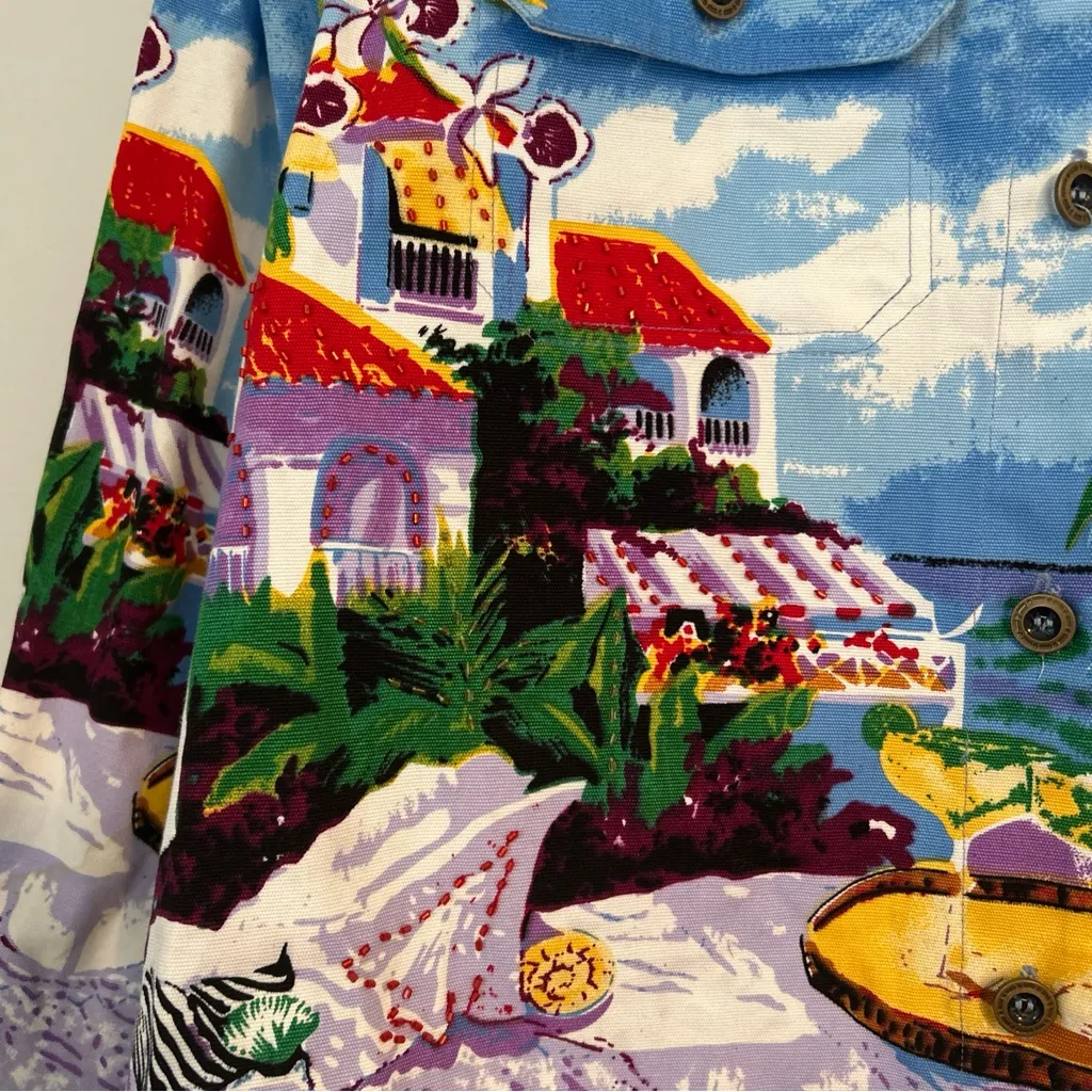 Haband Multicolor Jean Jacket‎ Blue Size L - Image 4