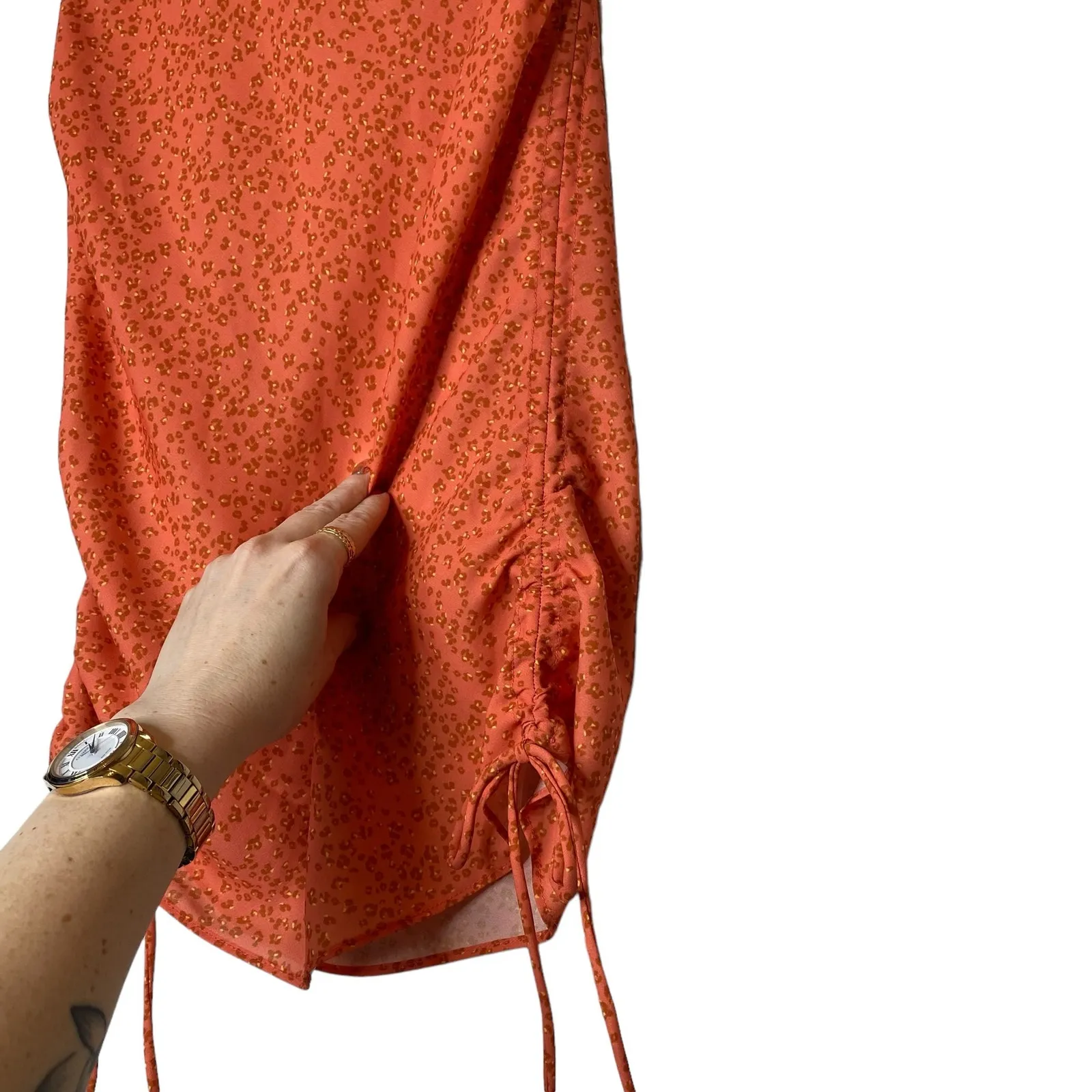 RESA Christi Mini Skirt Orange Size XS - Image 3