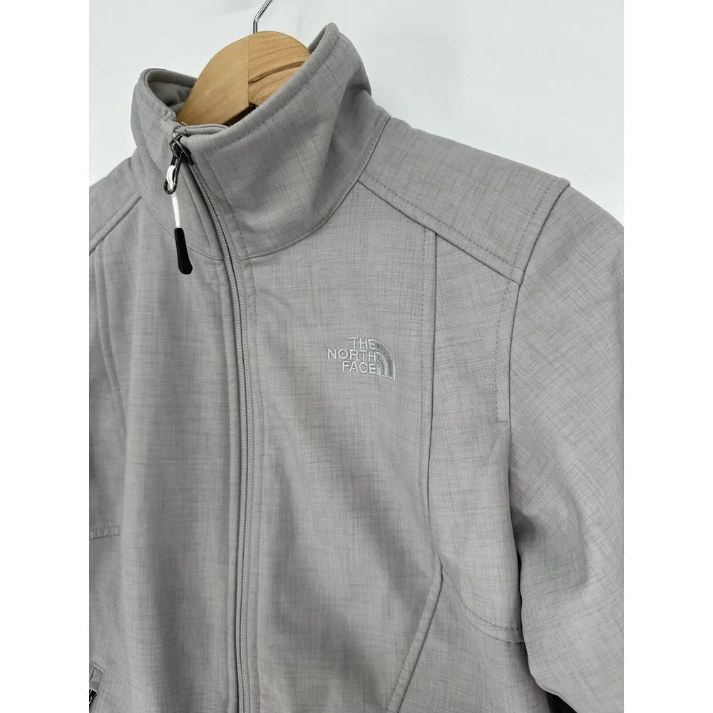 The North Face Jacket‎ Women's Size Extra-Small Gray Full Zip Soft Shell Coat - Image 3
