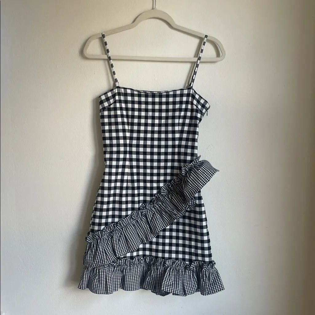 Lovers + Friends Gabby Checkered Mini Dress - Image 2